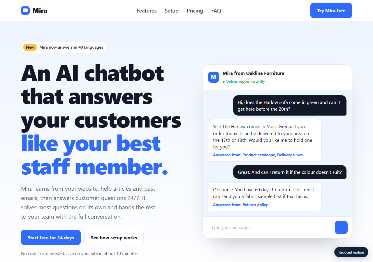Ai Chatbot preview