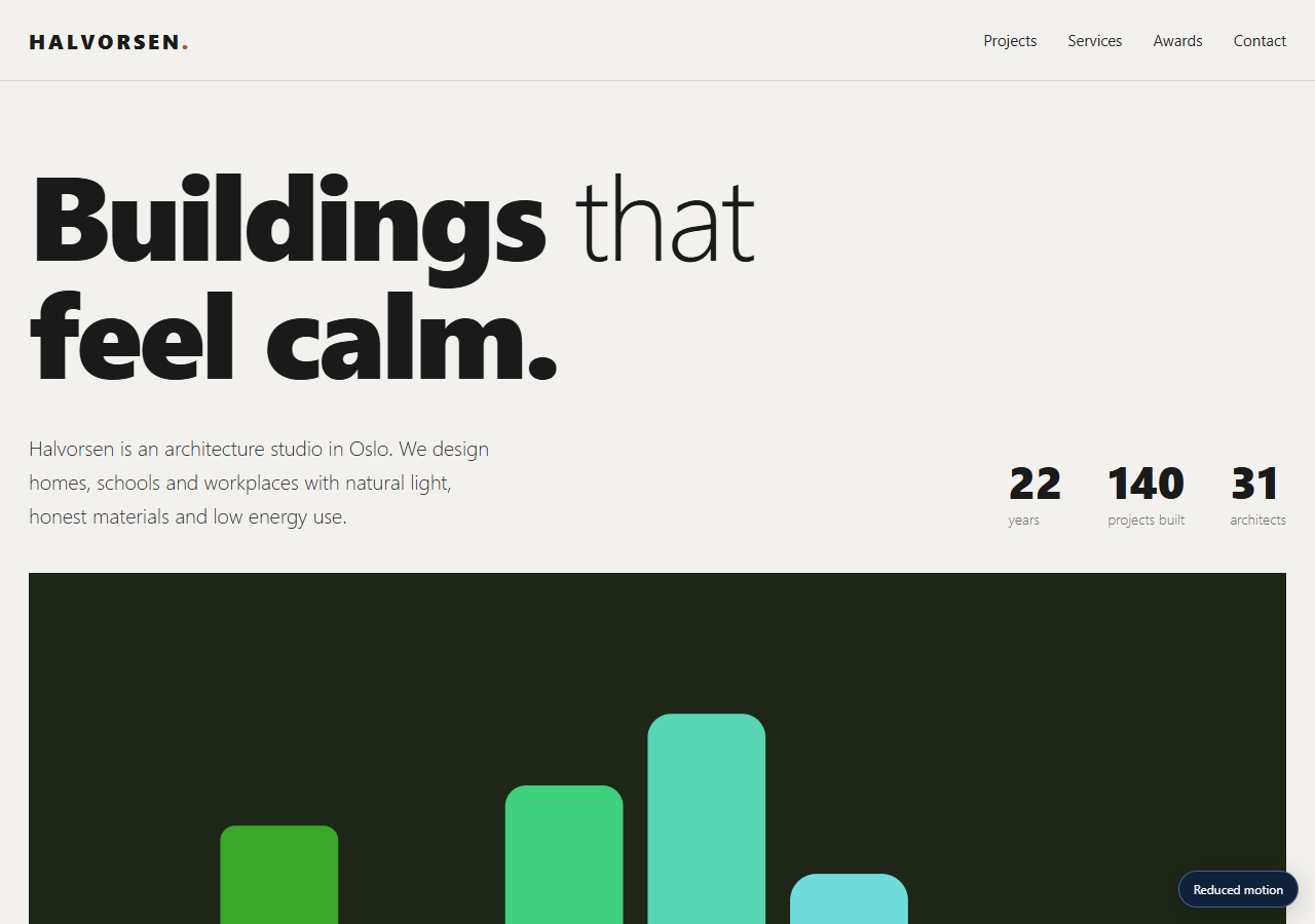 Architect Portfolio preview