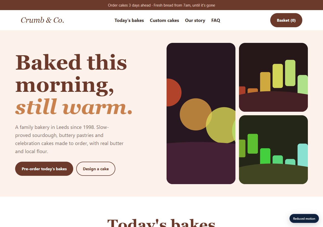 Bakery preview