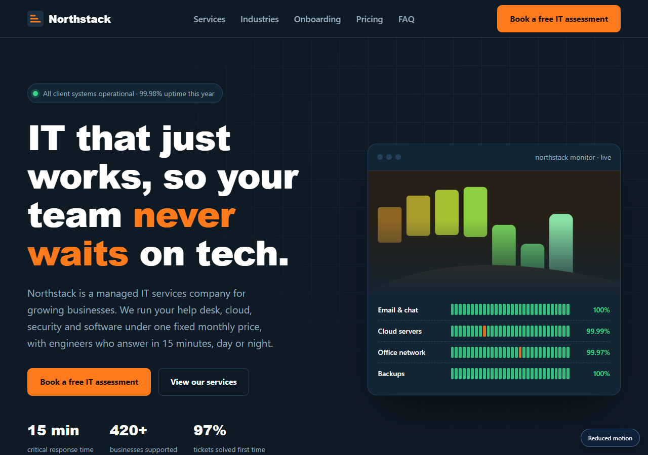 It Service Company preview