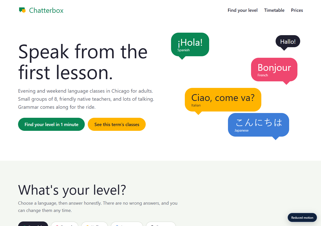 Language School preview