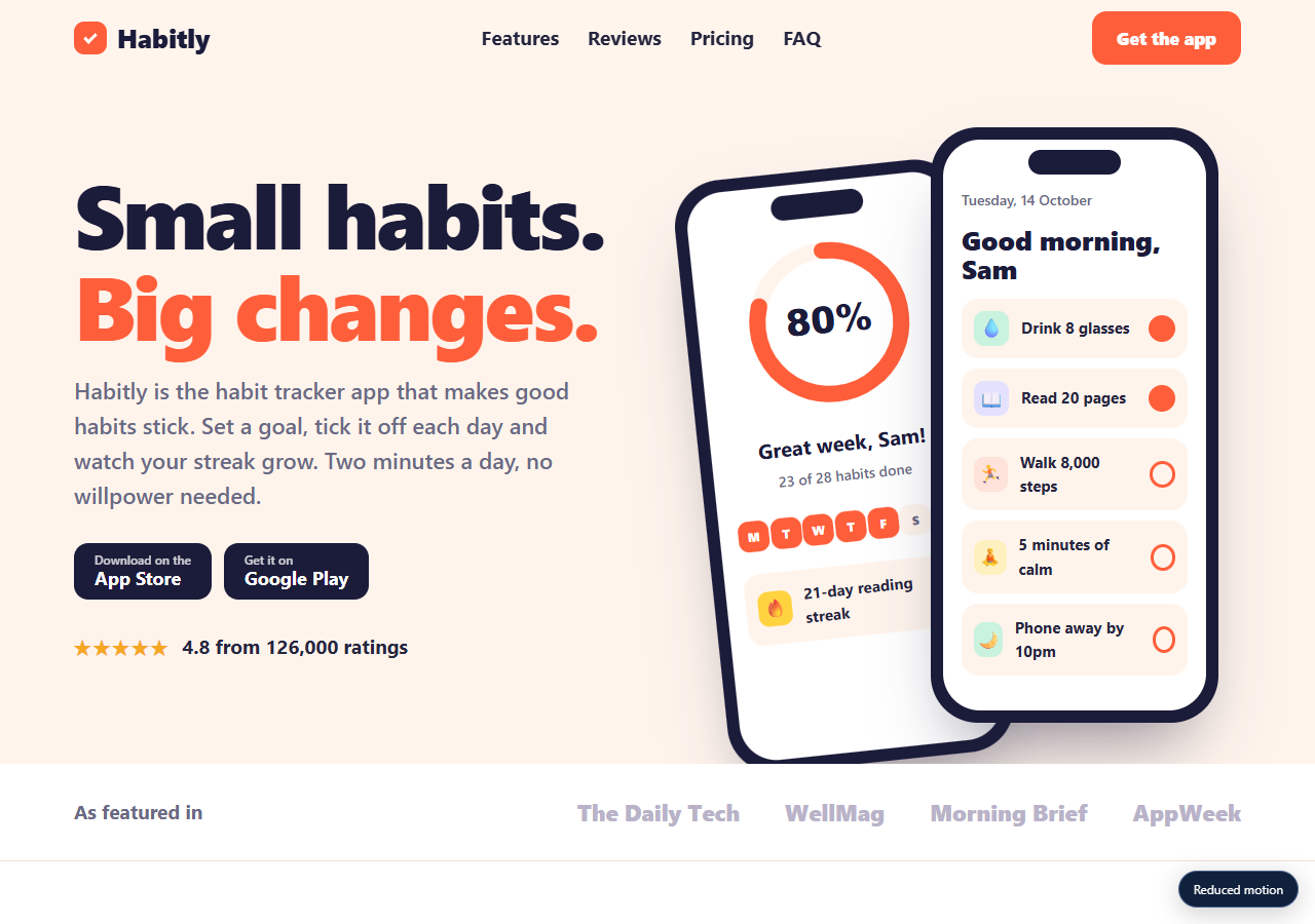 Mobile App preview