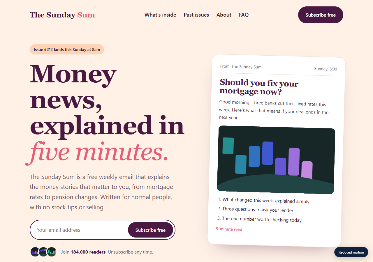 Newsletter Waitlist preview