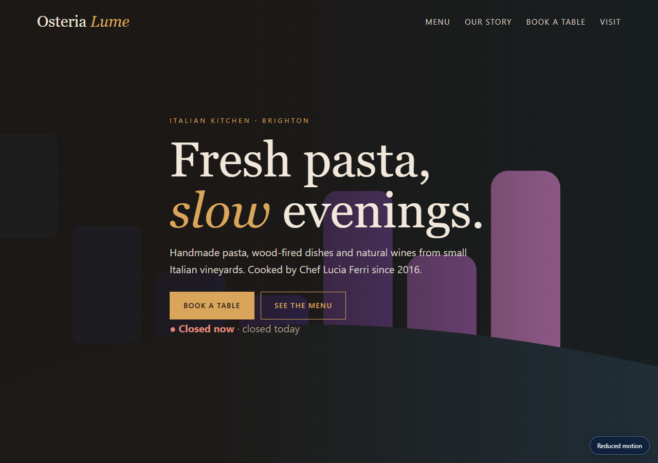 Restaurant preview