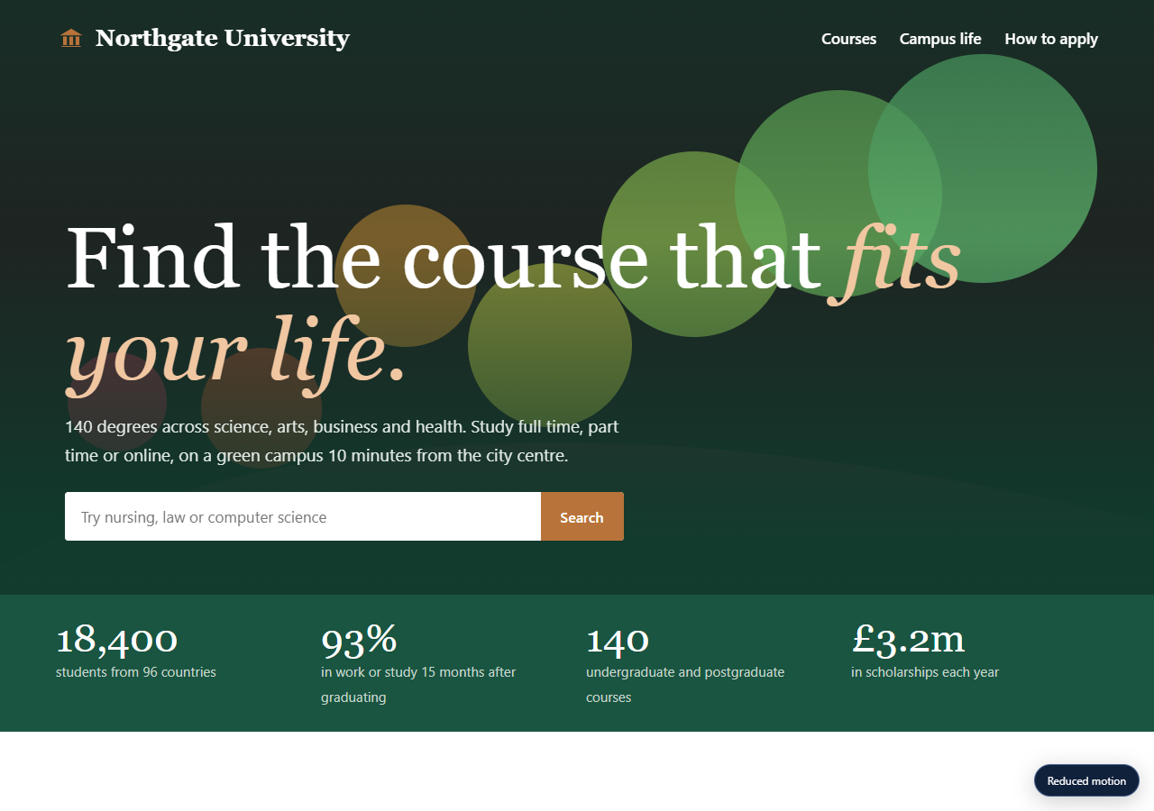 University preview