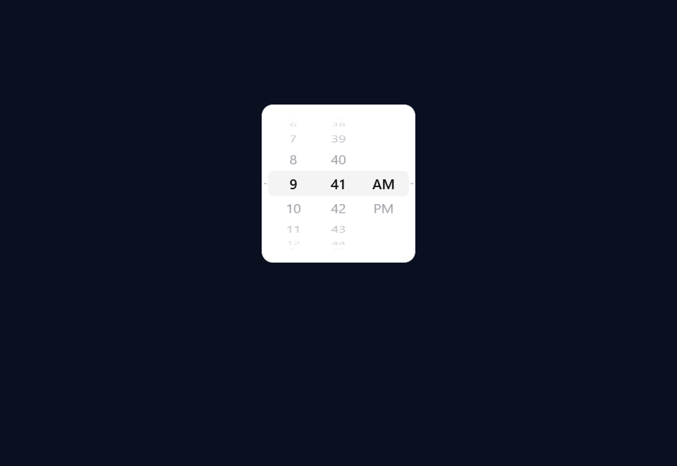 Wheel Picker preview