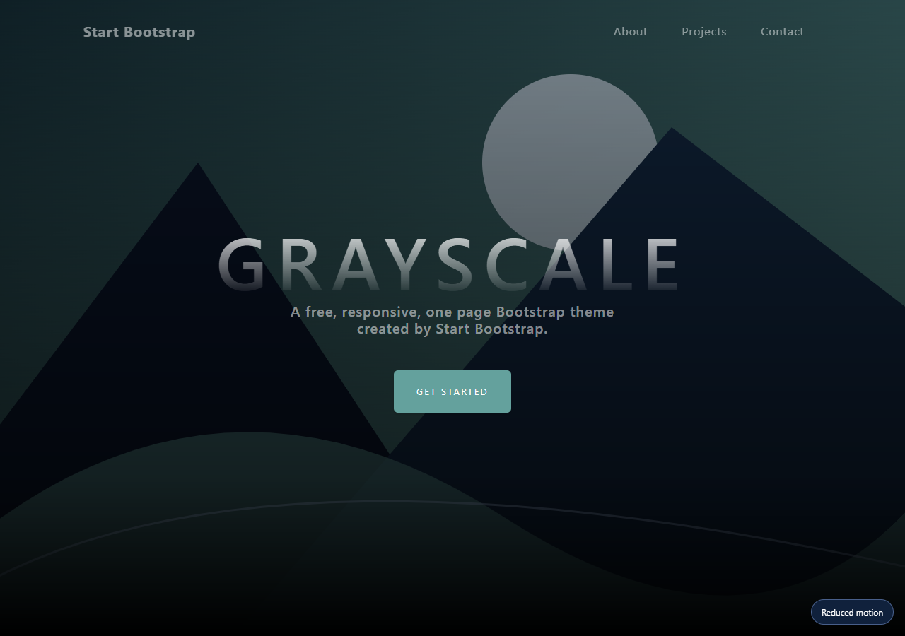 Grayscale — motion edition preview