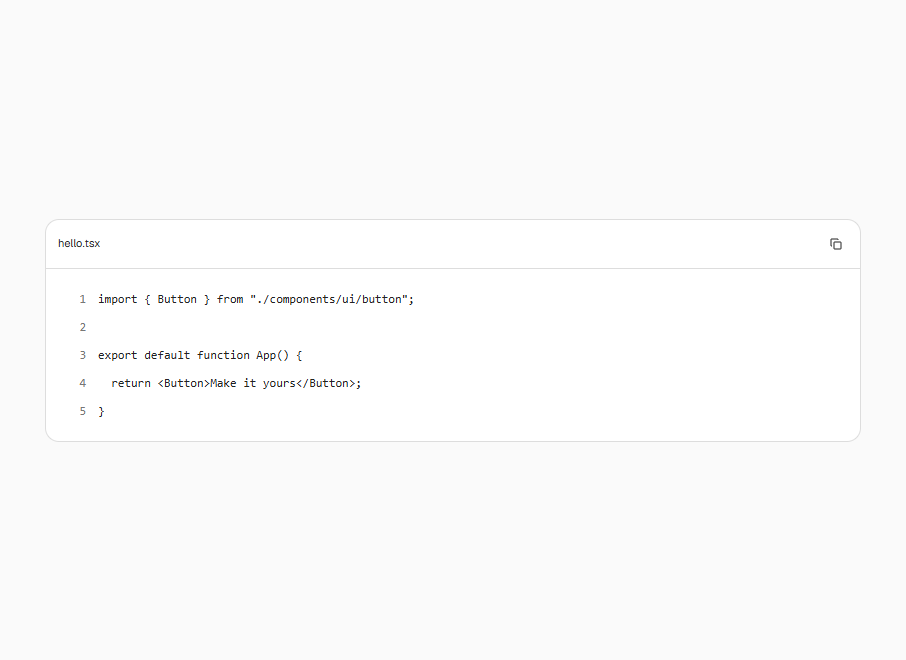 Code Block preview