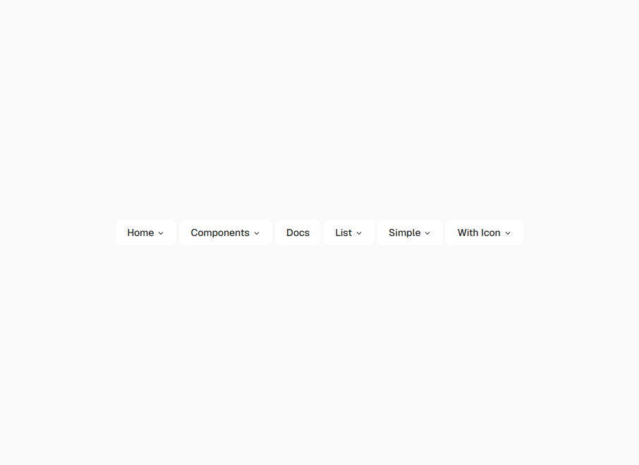 Navigation Menu preview